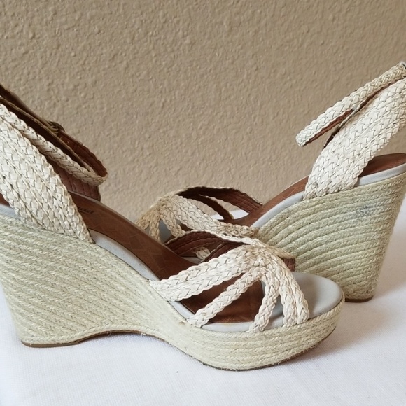 Lucky Brand Espadrille Ivory Wedge - Picture 6 of 7